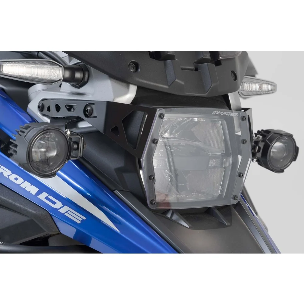 SW-Motech SW-LPS0593610001-B Headlight Guard Black for Suzuki V-Strom 1050 19-Up - Image 4