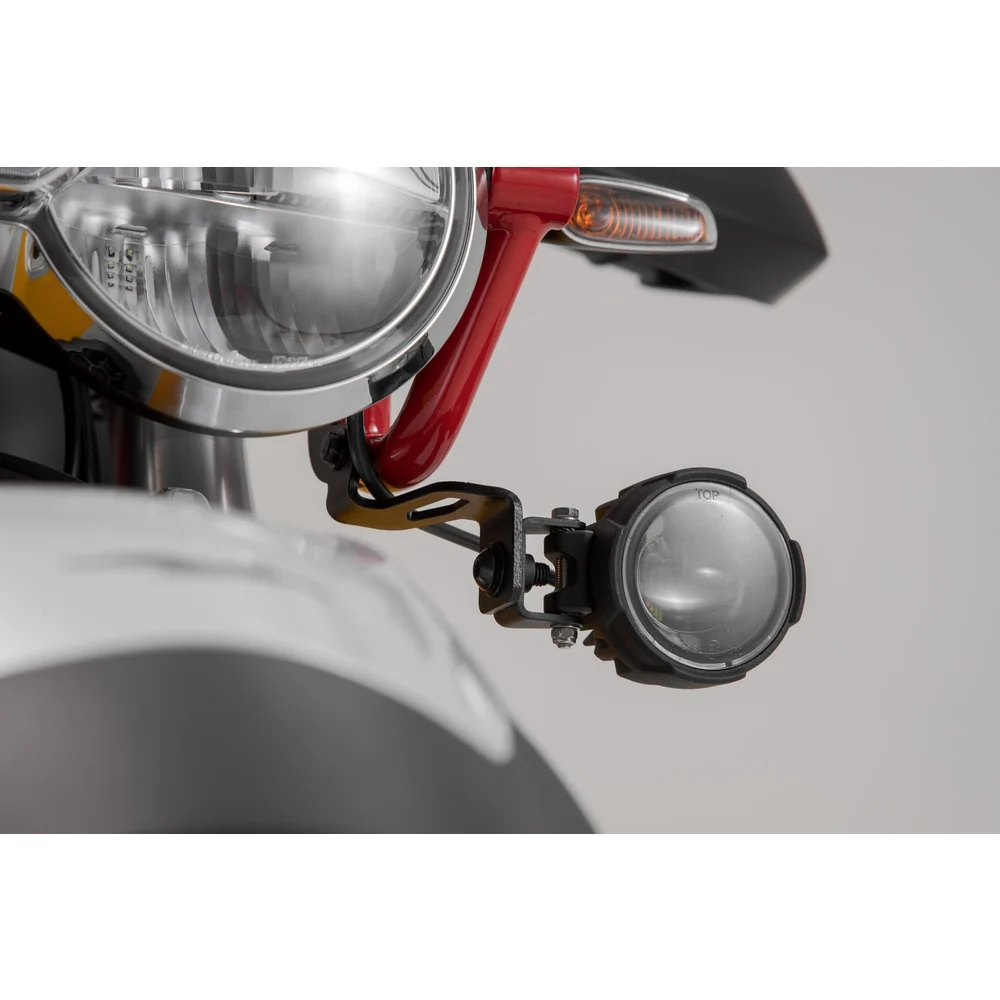 SW-Motech SW-NSW1792561000-B EVO High Beam Kit Black for Moto Guzzi V85 TT 19-Up - Image 3