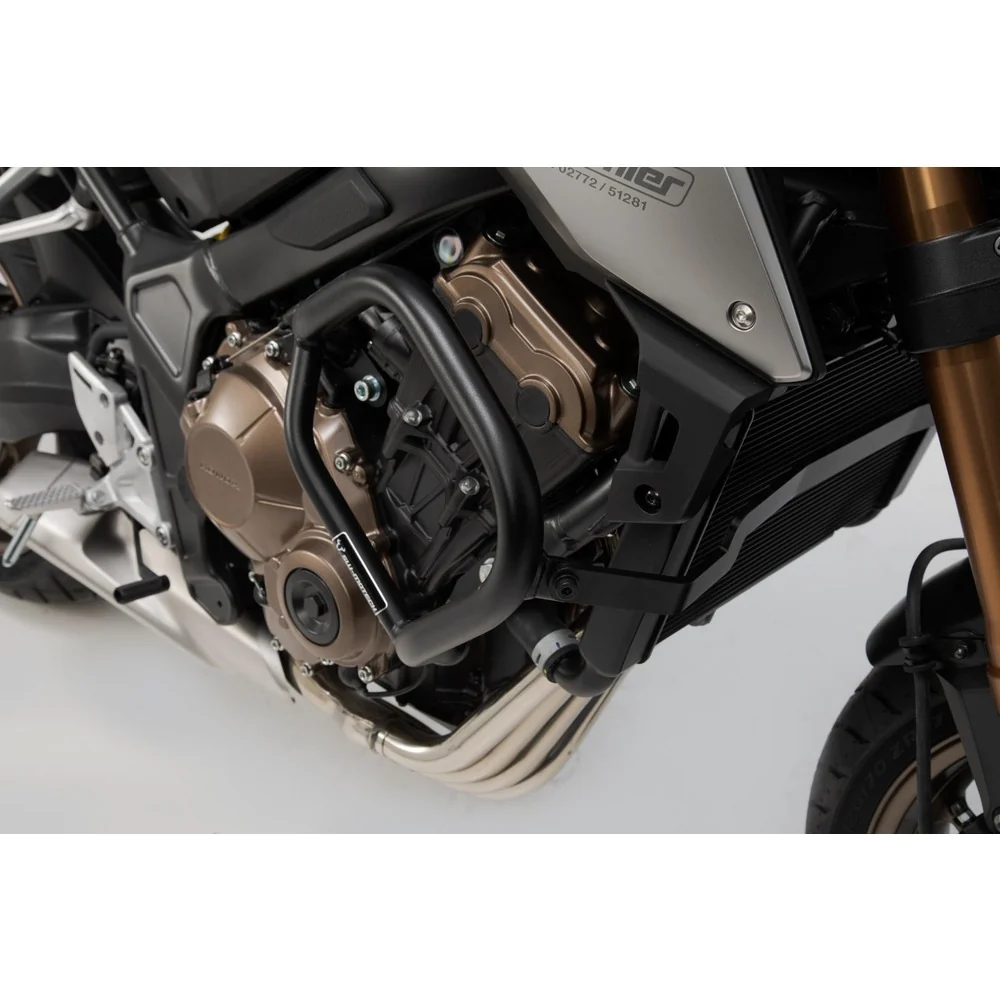 SW-Motech SW-SBL0152910001-B Crash Bars Black for Honda CB650F 14-18/CB650R 18-Up - Image 3