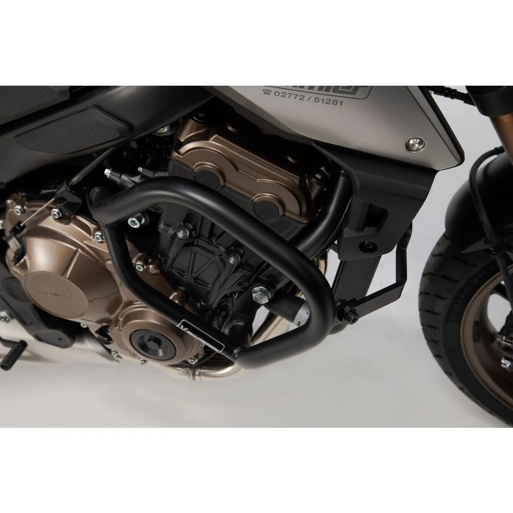 SW-Motech SW-SBL0152910001-B Crash Bars Black for Honda CB650F 14-18/CB650R 18-Up - Image 4