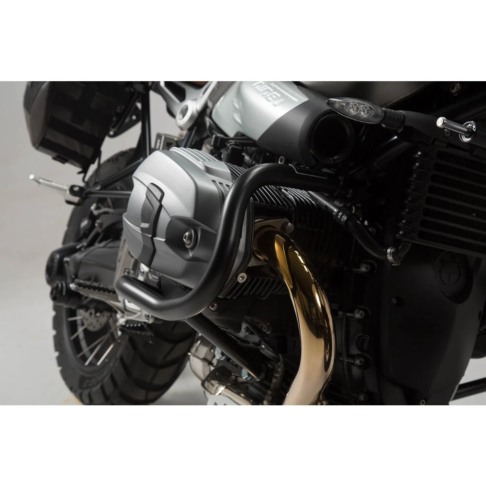 SW-Motech SW-SBL0751210000-B Crash Bars Black for BMW R NineT 14-Up Models - Image 2