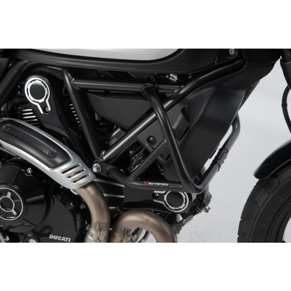 SW-Motech SW-SBL2257710001-B Crash Bars Black for Ducati Scrambler 14-Up Models - Image 5