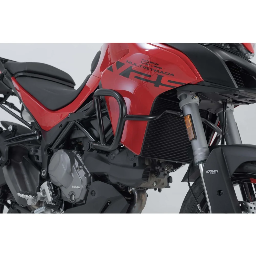 SW-Motech SW-SBL2258410001-B Crash Bars Black for Ducati Multistrada 1200 16-18/Multistrada 1260 17-Up/Multistrada 950 16-Up/Multistrada V2 21-Up - Image 2