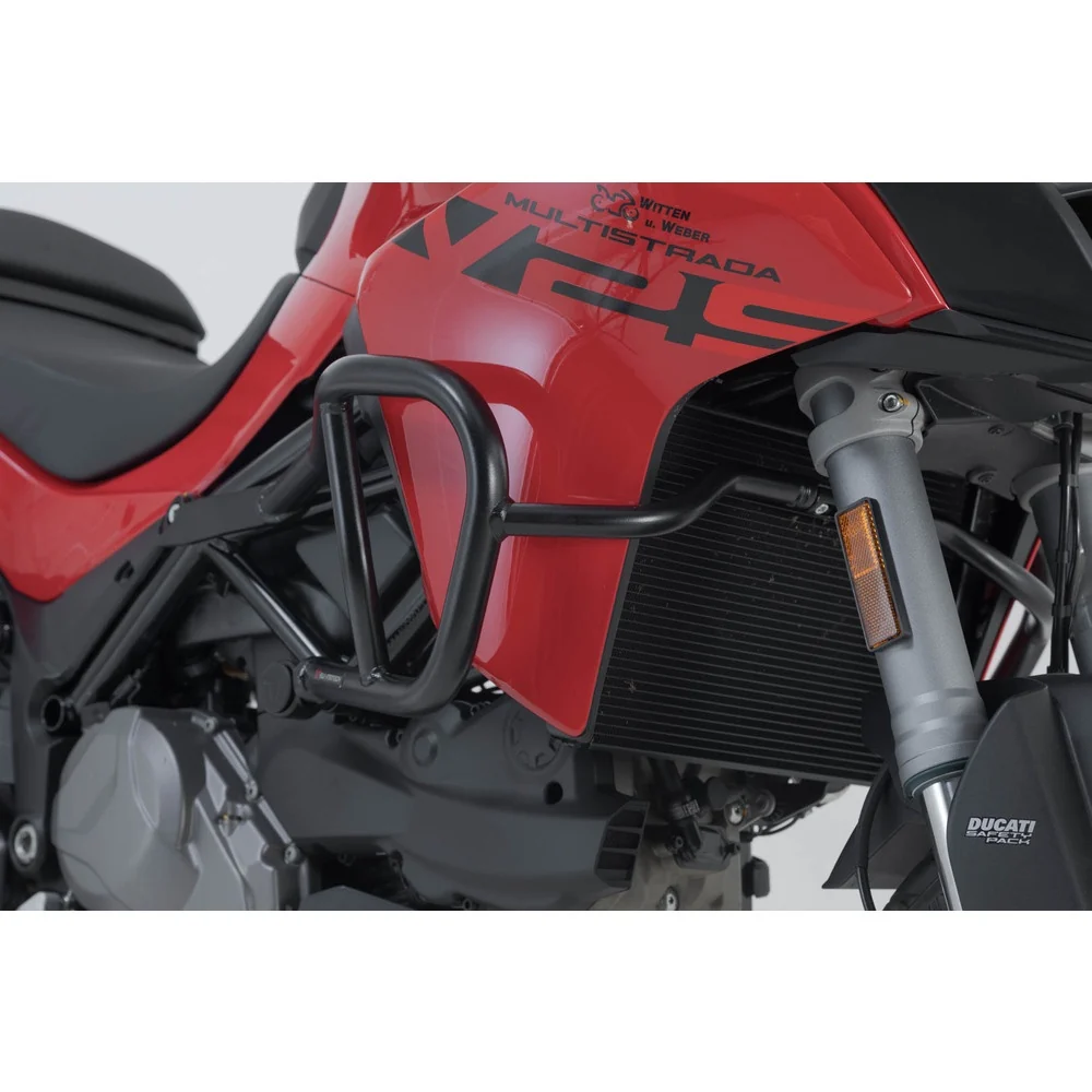 SW-Motech SW-SBL2258410001-B Crash Bars Black for Ducati Multistrada 1200 16-18/Multistrada 1260 17-Up/Multistrada 950 16-Up/Multistrada V2 21-Up - Image 5
