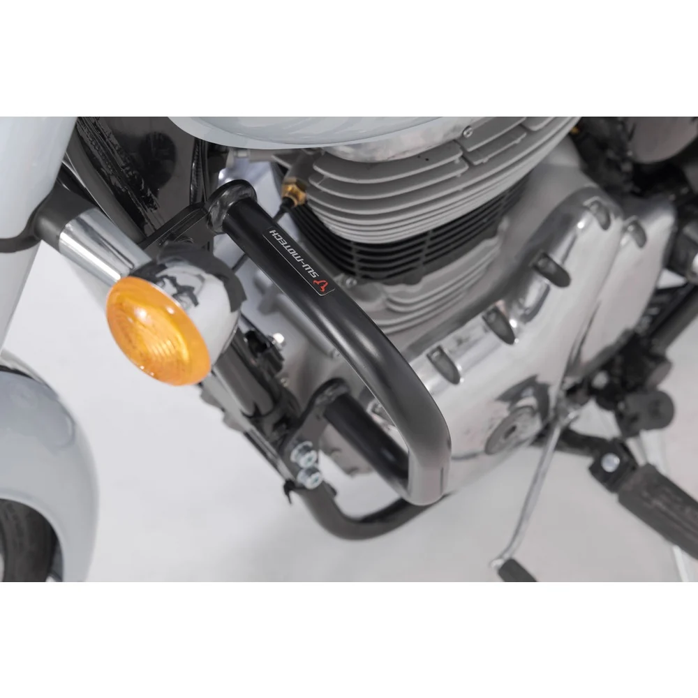 SW-Motech SW-SBL4102610000-B Crash Bars Black for Royal Enfield Classic 350 22-Up - Image 5