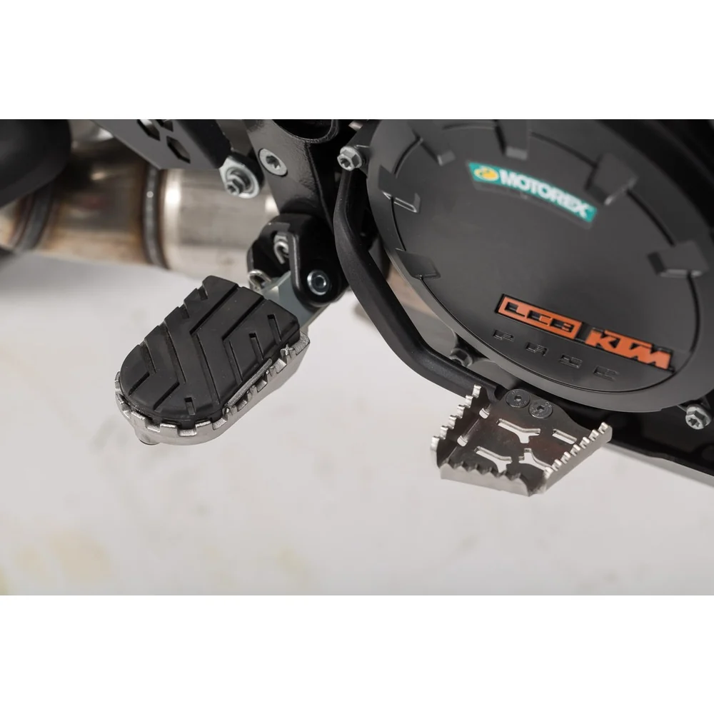 SW-Motech SW-SCT0417410000-S Brake Pedal Expansion Silver for KTM 790 Adventure 23-Up/890 Adventure 22-Up/990 Adventure 06-11/1050 Adventure 14-Up/1090 Adventure 16-21/1190 Adventure 13-Up/1290 Super Adventure 14-16/R/S/T 16-20 - Image 3