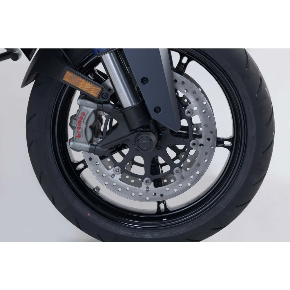 SW-Motech SW-STP0417610501-B Front Axle Slider Set Black for CF Moto 800MT 21-Up/KTM 790 Duke/890 Duke/990 SM R/T/1290 Super Duke/1390 Super Duke Models - Image 2