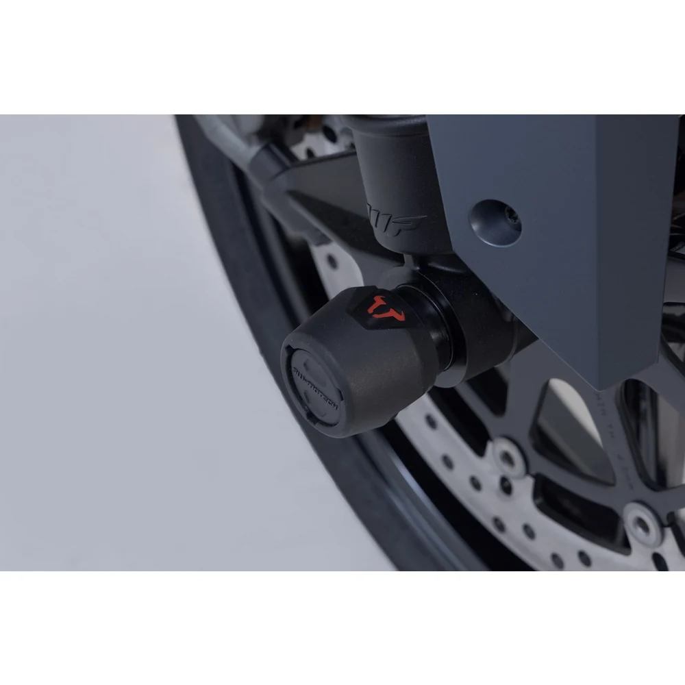 SW-Motech SW-STP0417610501-B Front Axle Slider Set Black for CF Moto 800MT 21-Up/KTM 790 Duke/890 Duke/990 SM R/T/1290 Super Duke/1390 Super Duke Models - Image 4