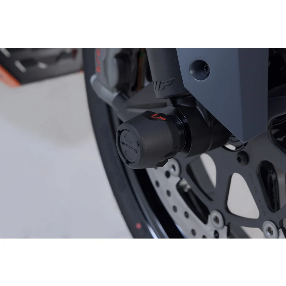 SW-Motech SW-STP0417610501-B Front Axle Slider Set Black for CF Moto 800MT 21-Up/KTM 790 Duke/890 Duke/990 SM R/T/1290 Super Duke/1390 Super Duke Models - Image 5