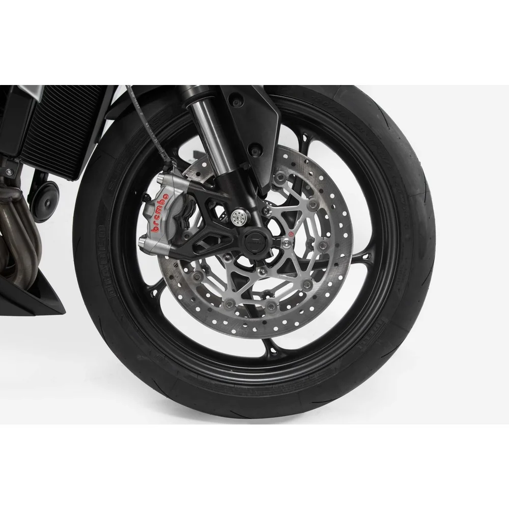 SW-Motech SW-STP0417610601-B Front Axle Slider Set Black for KTM 1050 Adventure 14-Up/1090 Adventure 16-21/1190 Adventure 13-Up/1290 Super Adventure 14-Up/R/S/T 16-Up - Image 2
