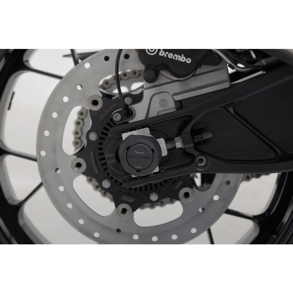SW-Motech SW-STP0417610701-B Rear Axle Slider Set Black for KTM 1050 Adventure 14-Up/1090 Adventure 16-21/1190 Adventure 13-Up/1290 Super Adventure 14-Up/R/S/T 16-Up - Image 3