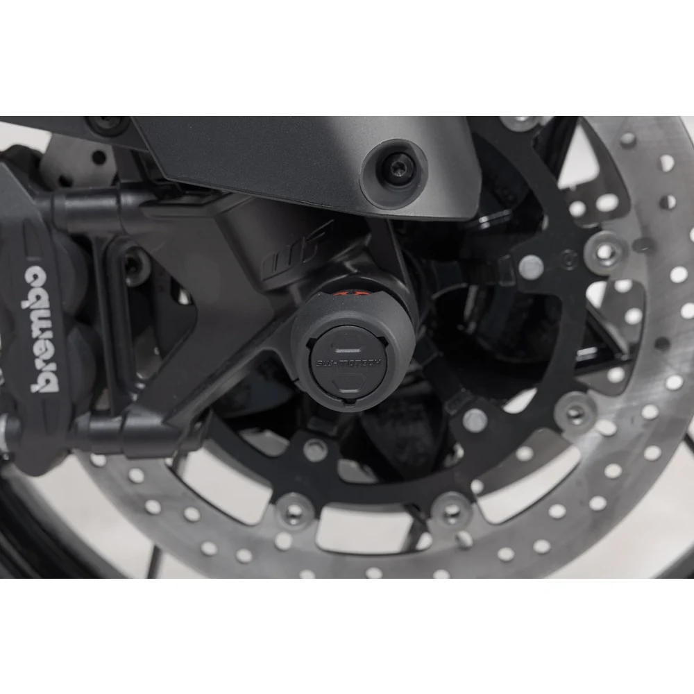 SW-Motech SW-STP0417610901-B Front Axle Slider Set Black for Husqvarna Norden 901 21-Up/Norden 901 Expidition 23-Up/KTM 790 Adventure 19-Up/890 Adventure 20-Up/890 SM T 23-Up/1290 Super Adventure 21-Up - Image 3