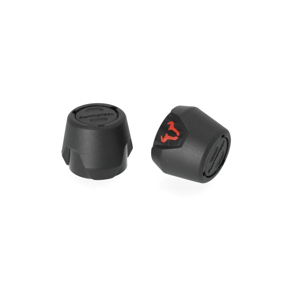 SW-Motech SW-STP0517610700-B Front Axle Slider Set Black for Suzuki GSX-8S 22-Up