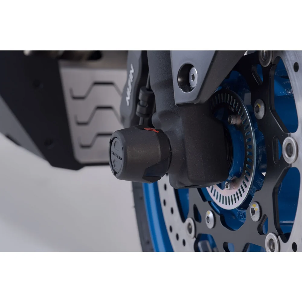 SW-Motech SW-STP0517610700-B Front Axle Slider Set Black for Suzuki GSX-8S 22-Up - Image 5
