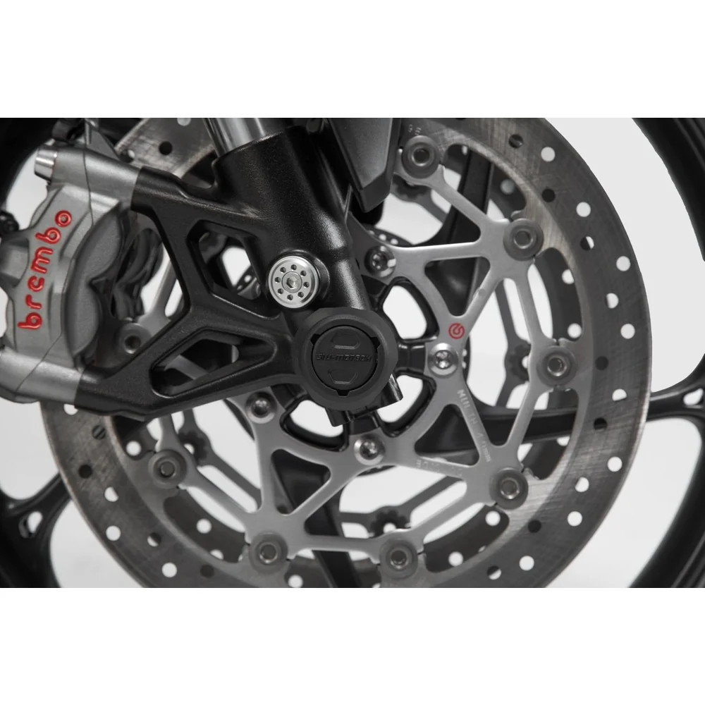SW-Motech SW-STP0617610501-B Front Axle Slider Set Black for Yamaha YZF-R6 16-Up/YZF-R1 15-Up - Image 3