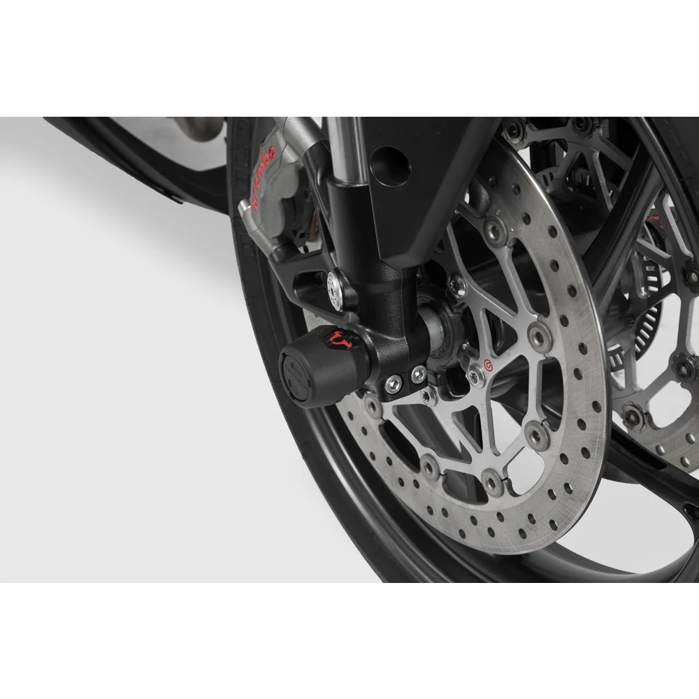 SW-Motech SW-STP0617610501-B Front Axle Slider Set Black for Yamaha YZF-R6 16-Up/YZF-R1 15-Up - Image 5