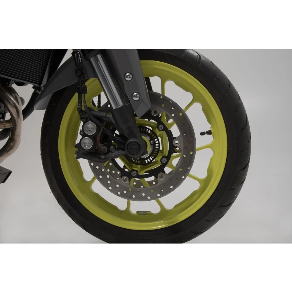 SW-Motech SW-STP0617610701-B Front Axle Slider Set Black for Aprilia RS 660 20-Up/Tuono 660 20-Up/Yamaha YZF-R7 21-Up/FJ-09/MT-09 16-20/MT-09 SP 17-20/MT-09 Tracer/Tracer 900 16-20/Tracer 900 GT 18-20 - Image 2