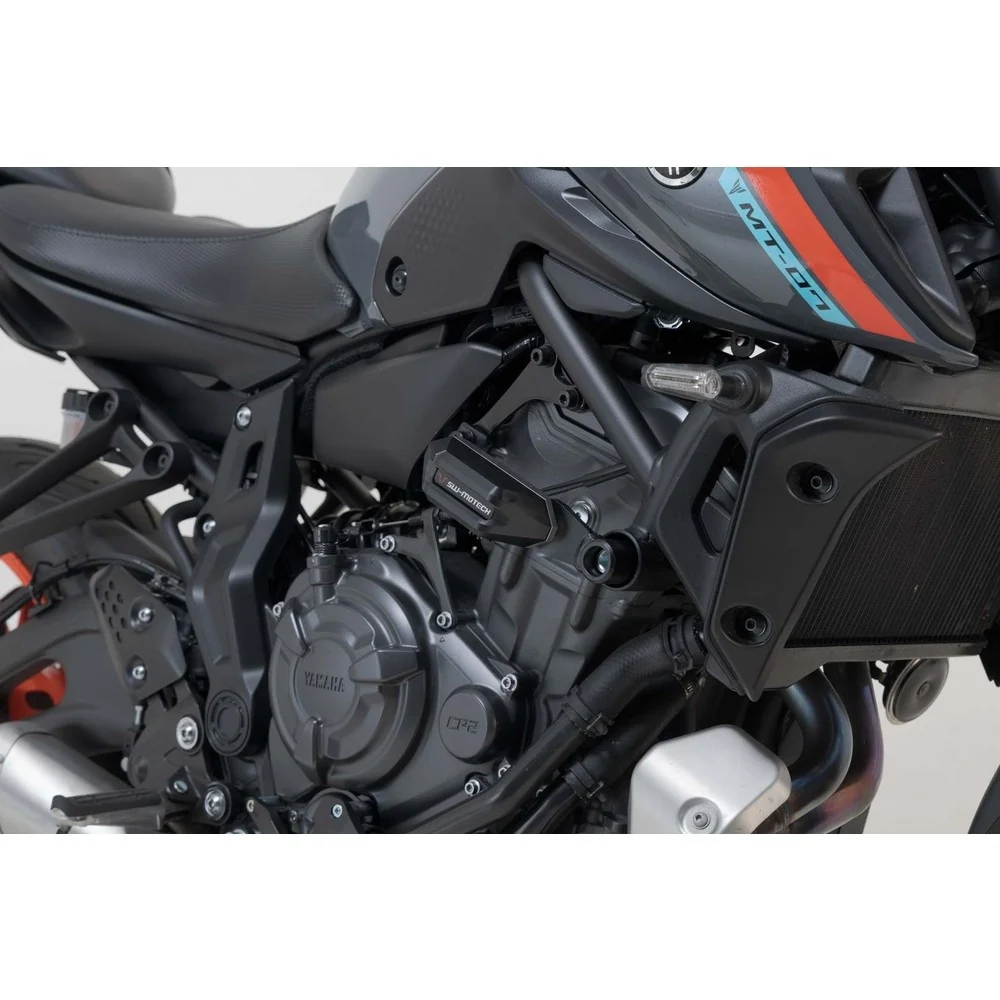 SW-Motech SW-STP0659011101-B Frame Slider Kit Black for Yamaha MT-07 13-Up/MT-07 Tracer 16-Up/MT-07 MotoCage 15-Up - Image 3