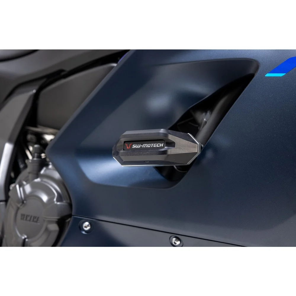 SW-Motech SW-STP0659011300-B Frame Slider Kit Black for Yamaha YZF-R7 21-Up - Image 3