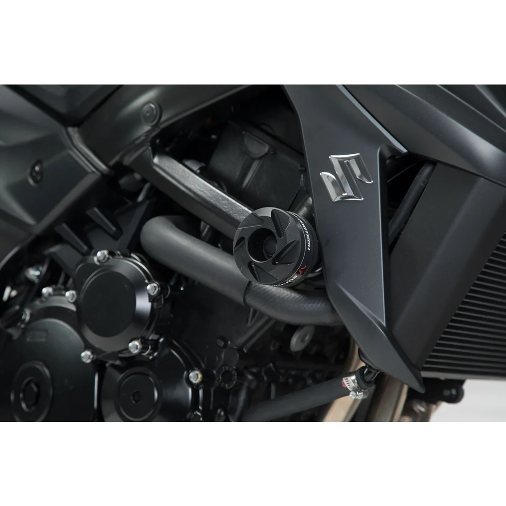 SW-Motech SW-STP0662710001-B Frame Slider Kit Black for Suzuki GSX-S 750 16-Up/Yamaha MT-03 21-Up/MT-03 ABS 16-Up - Image 3