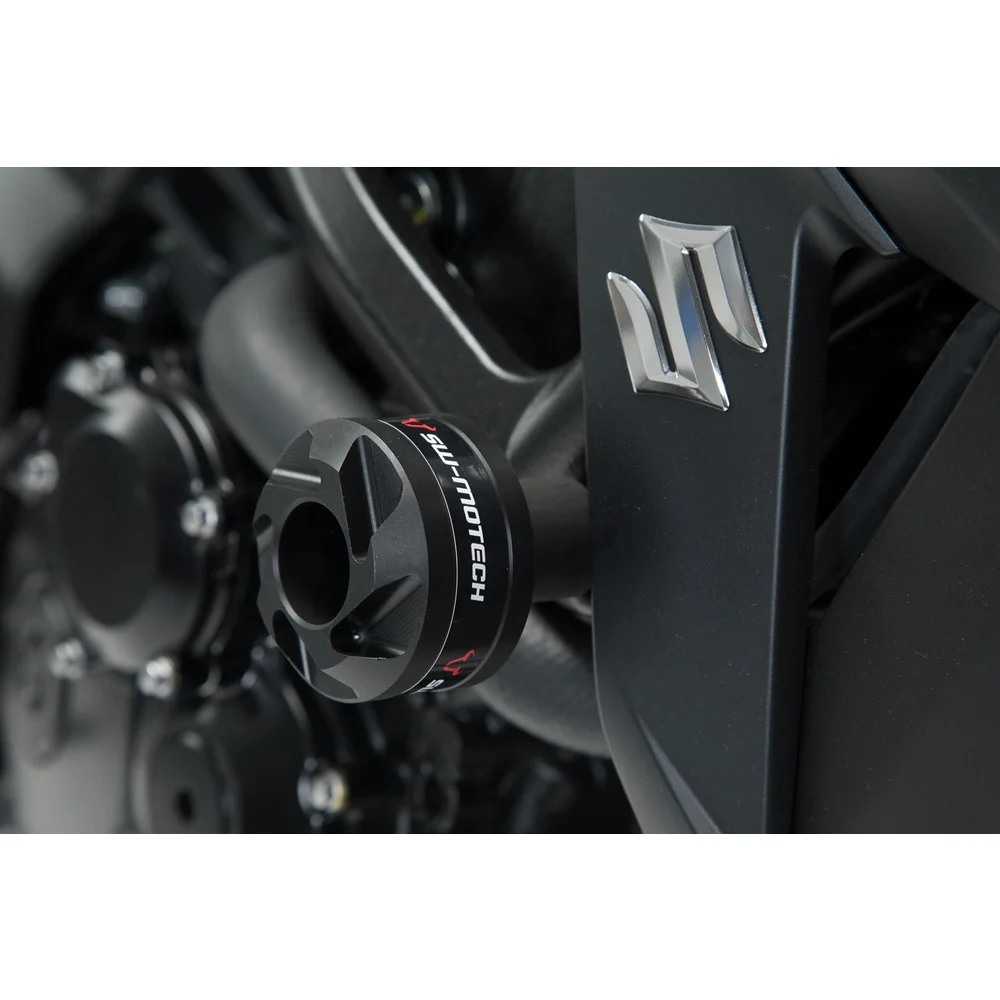 SW-Motech SW-STP0662710001-B Frame Slider Kit Black for Suzuki GSX-S 750 16-Up/Yamaha MT-03 21-Up/MT-03 ABS 16-Up - Image 4