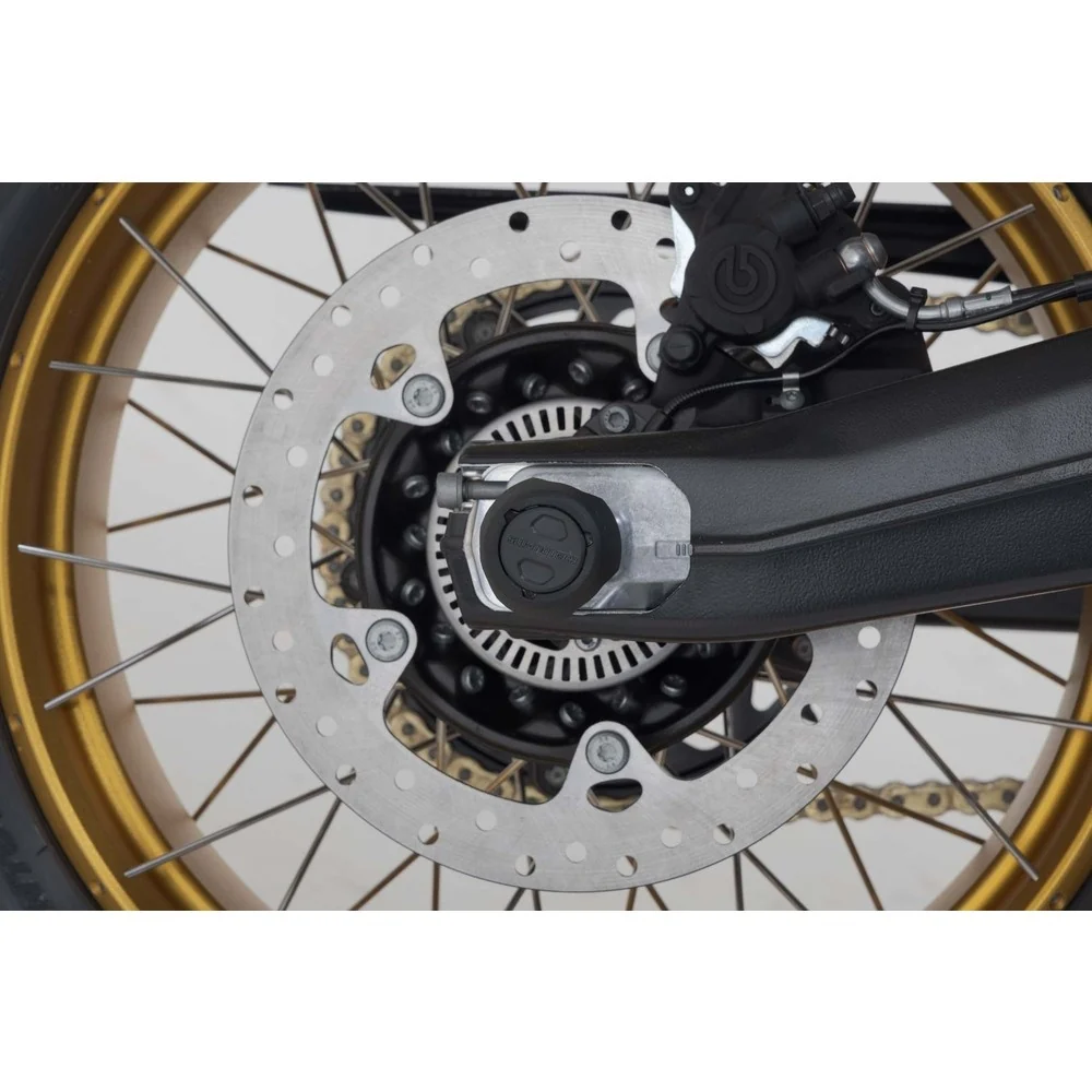 SW-Motech SW-STP0717610901-B Rear Axle Slider Set Black for BMW F 750 GS/F 850 GS 17-Up/F 900 R/F 900 XR 19-Up/M 1000 R 22-Up/S 1000 R 12-Up/S 1000 RR 15-Up - Image 3