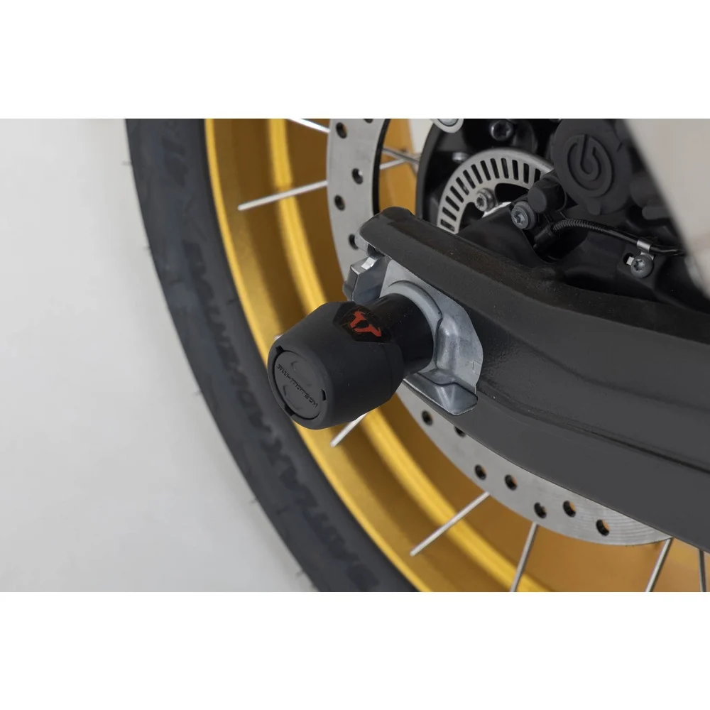 SW-Motech SW-STP0717610901-B Rear Axle Slider Set Black for BMW F 750 GS/F 850 GS 17-Up/F 900 R/F 900 XR 19-Up/M 1000 R 22-Up/S 1000 R 12-Up/S 1000 RR 15-Up - Image 4