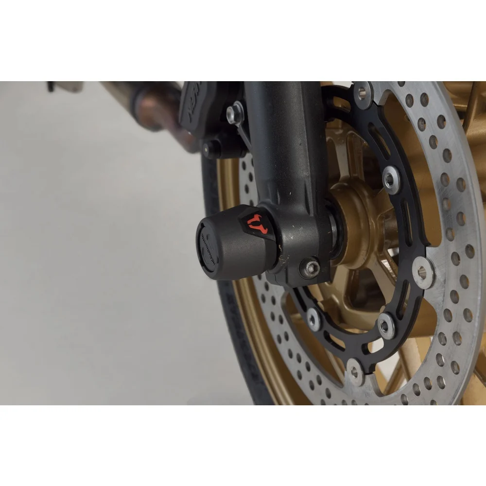 SW-Motech SW-STP0817610801-B Front Axle Slider Set Black for Kawasaki Ninja 650/Z650 16-Up/Z650 RS 21-Up - Image 5