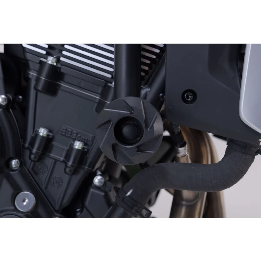 SW-Motech SW-STP1003310000-B Frame Slider Kit Black for CF Moto 700CL-X Heritage 22-Up - Image 5