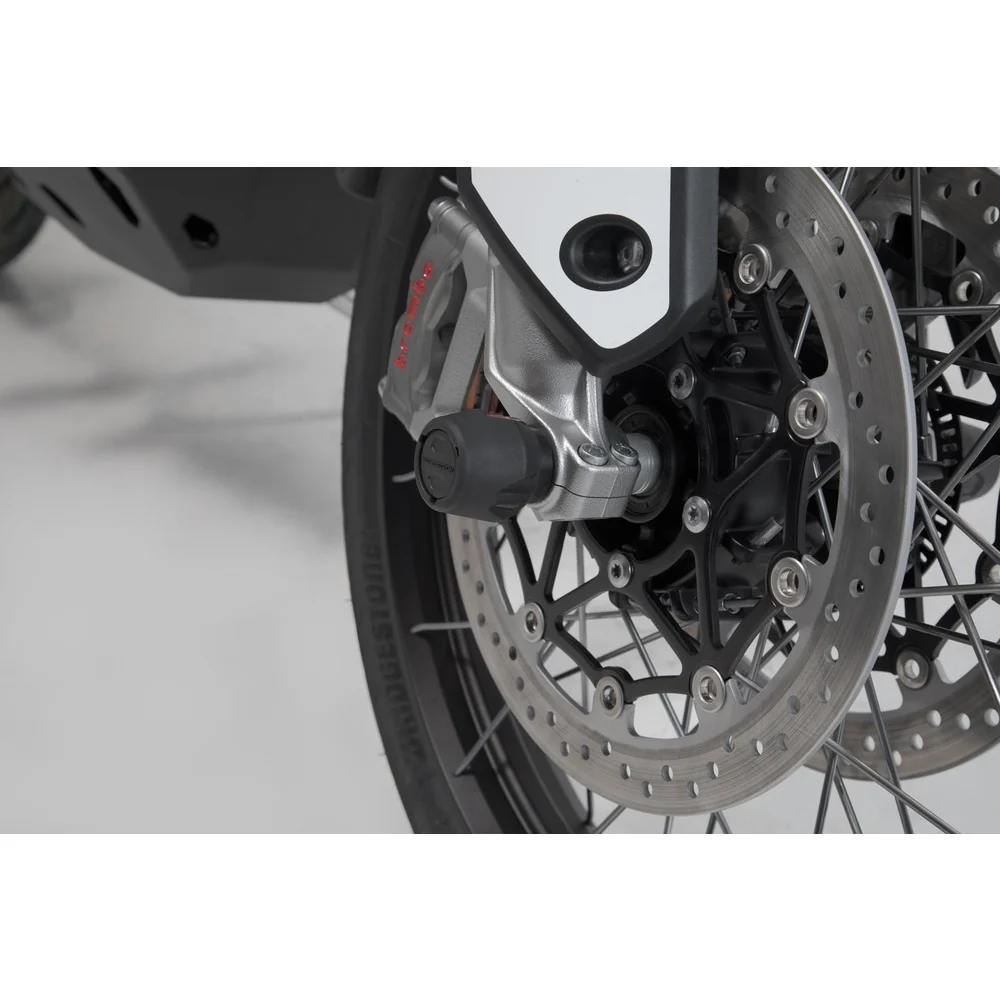 SW-Motech SW-STP1117610201-B Front Axle Slider Set Black for Honda X-ADV 16-Up/Triumph Tiger 850 Sport 21-Up/Tiger 900 19-Up/Tiger 1200 GT 22-Up/Yamaha XJR 1300 15-16 - Image 4
