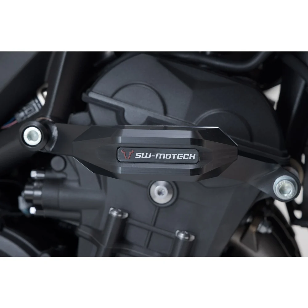 SW-Motech SW-STP1159010400-B Frame Slider Kit Black for Triumph Street Triple 675 12-Up Models - Image 2