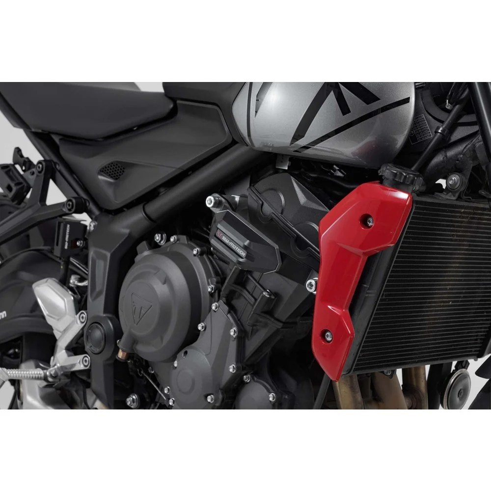 SW-Motech SW-STP1159010501-B Frame Slider Kit Black for Triumph Tiger 660 Sport/Trident 660 21-Up - Image 2