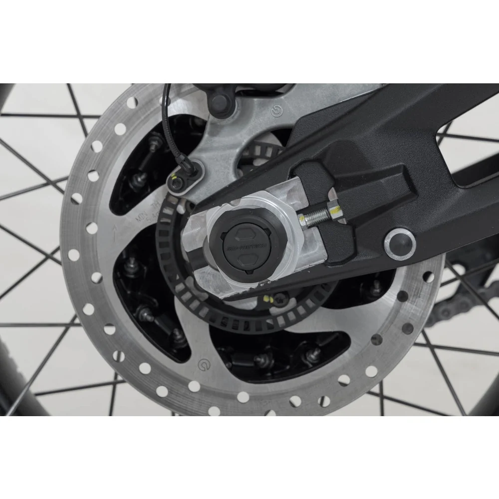 SW-Motech SW-STP2217610302-B Rear Axle Slider Set Black for Ducati Monster/Panigale/Multistrada/Hypermotard/Hyperstada/DesertX Models - Image 3