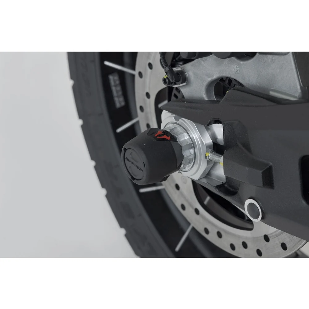 SW-Motech SW-STP2217610302-B Rear Axle Slider Set Black for Ducati Monster/Panigale/Multistrada/Hypermotard/Hyperstada/DesertX Models - Image 4