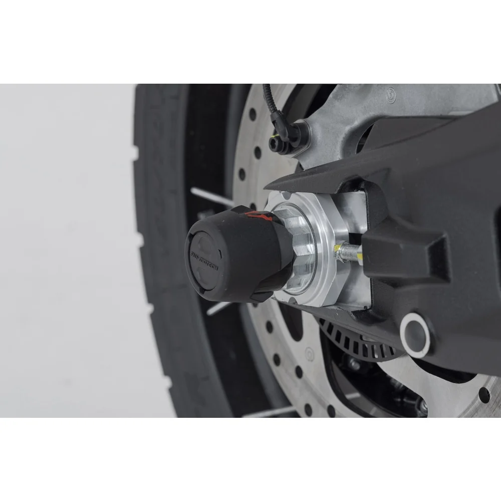SW-Motech SW-STP2217610302-B Rear Axle Slider Set Black for Ducati Monster/Panigale/Multistrada/Hypermotard/Hyperstada/DesertX Models - Image 5