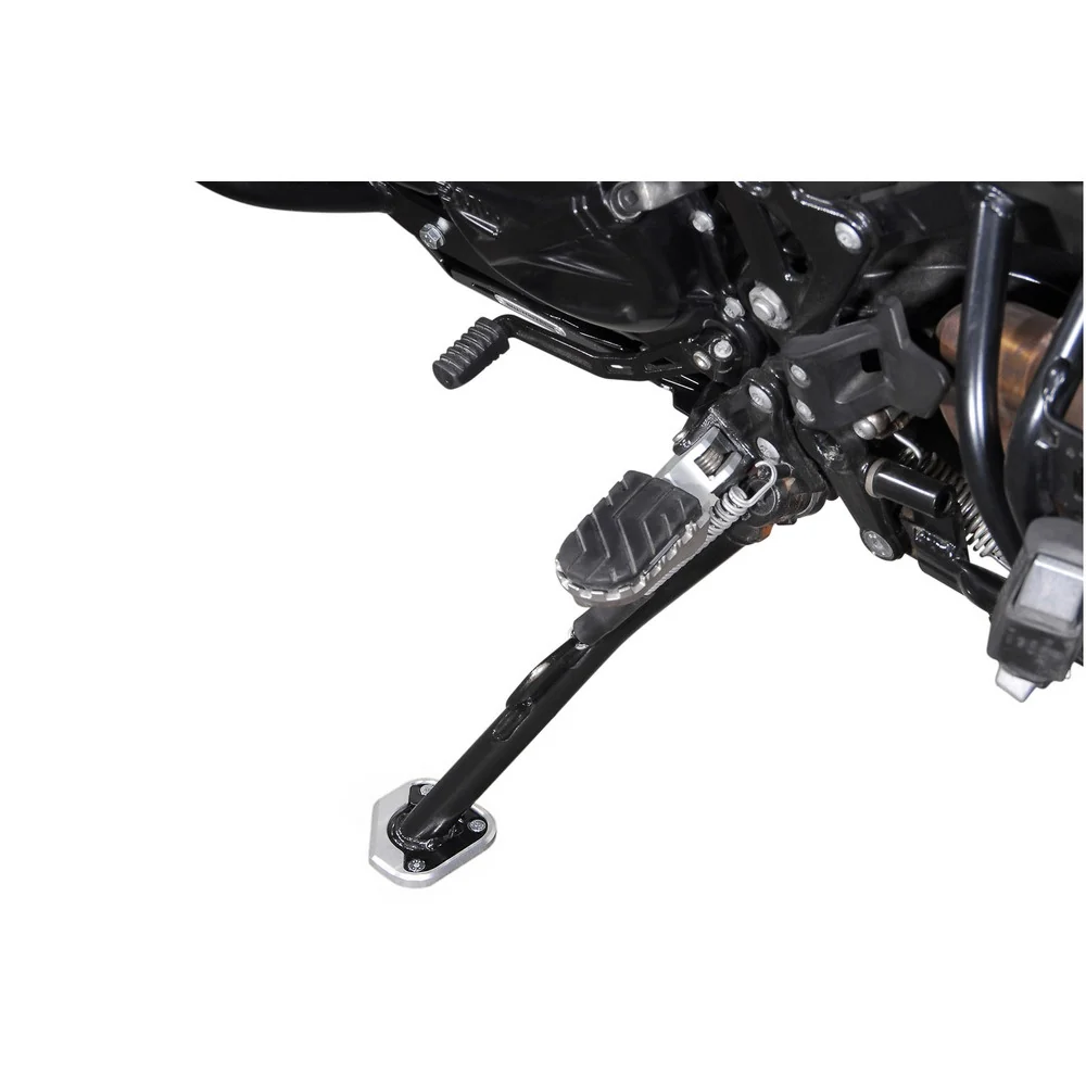 SW-Motech SW-STS0710210101-S Side Stand Foot Extension Black/Silver for BMW F 800 GS 08-18/F 800 GS Adventure 13-18/Husqvarna TR 650 Strada/TR 650 Terra 12-15 - Image 3