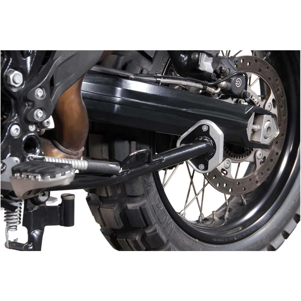 SW-Motech SW-STS0710210101-S Side Stand Foot Extension Black/Silver for BMW F 800 GS 08-18/F 800 GS Adventure 13-18/Husqvarna TR 650 Strada/TR 650 Terra 12-15 - Image 4