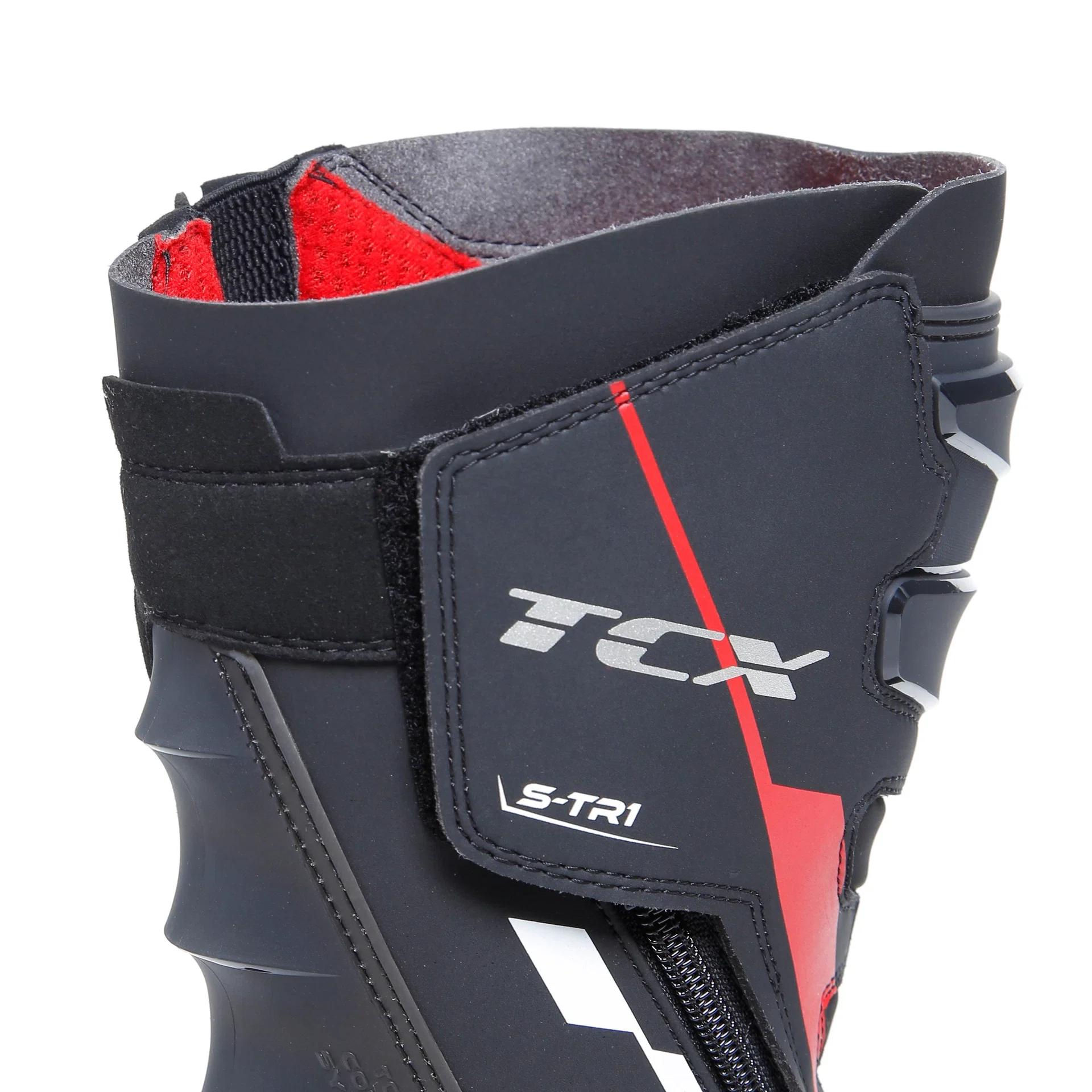 TCX S-TR1 Black/Red/White Boots - Image 8