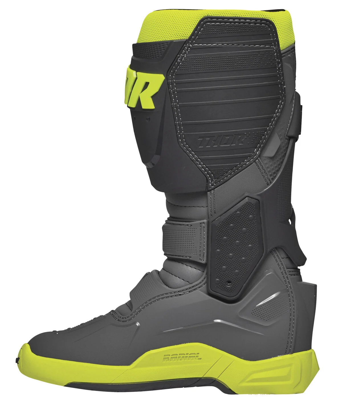 Thor Radial Grey/Fluro Yellow Boots - Image 3