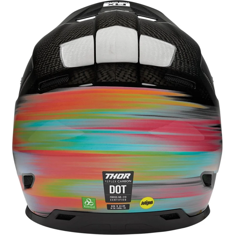 Thor 2024 Reflex Carbon Theory Gloss Multi Helmet - Image 3