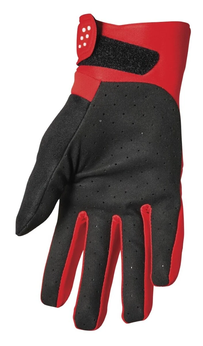 Thor Spectrum Cold Weather Red/White Gloves - Image 2