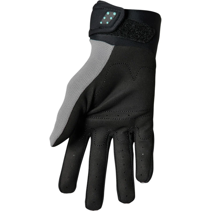 Thor Spectrum Grey/Black/Mint Gloves - Image 2