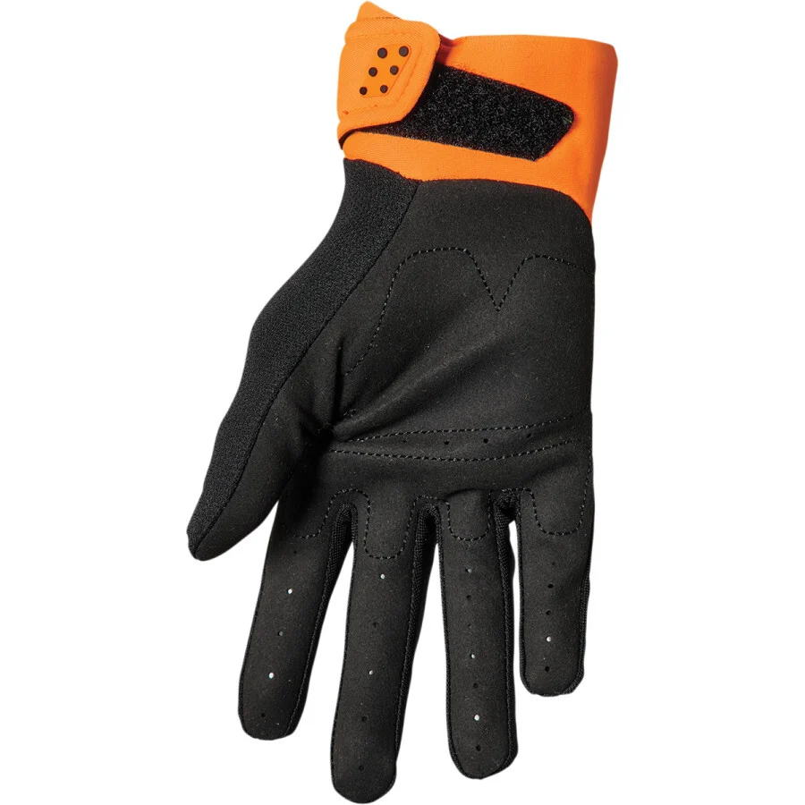 Thor 2024 Spectrum Orange/Black Youth Gloves - Image 2
