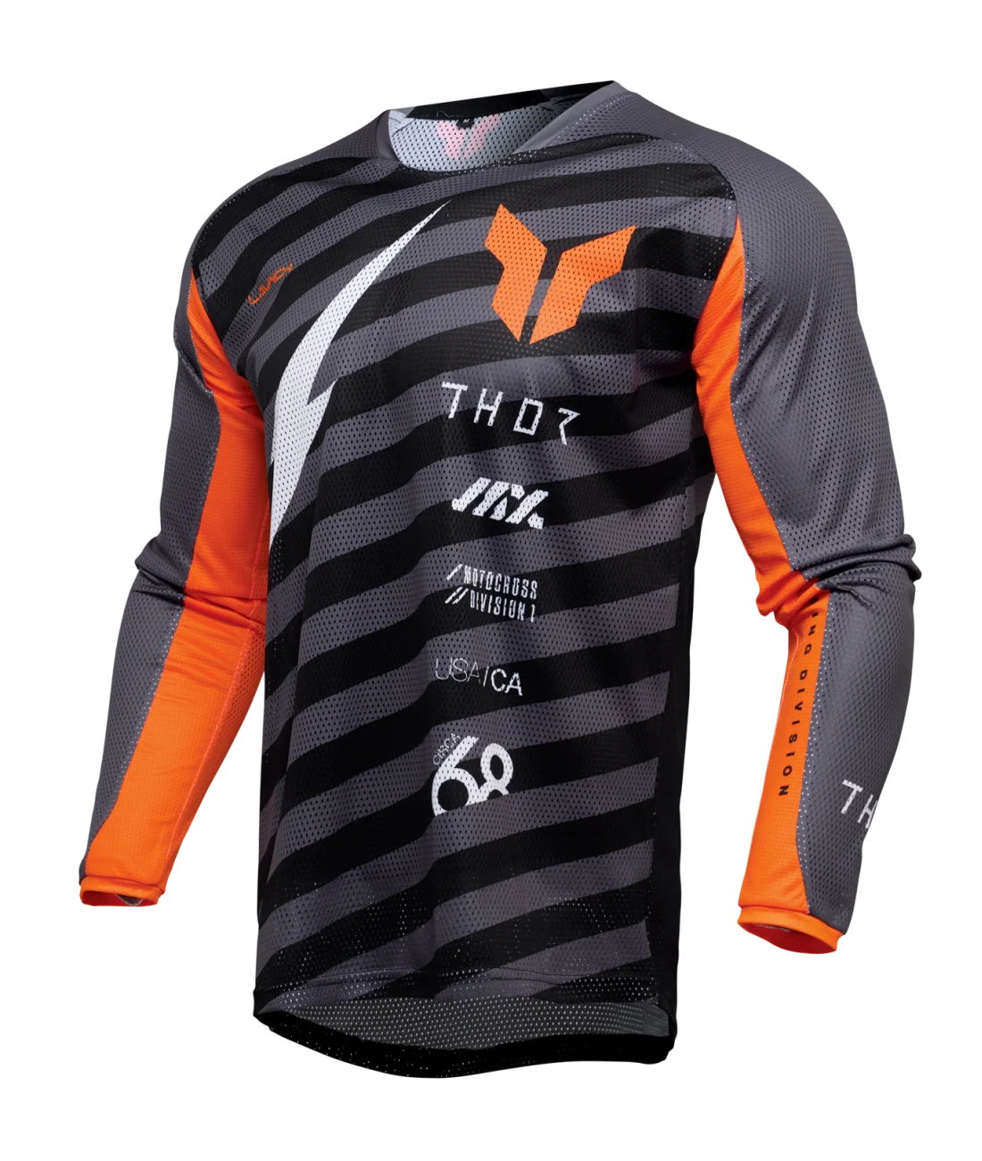 Thor 2025 Launchmode Air Raid Charcoal/Black Jersey