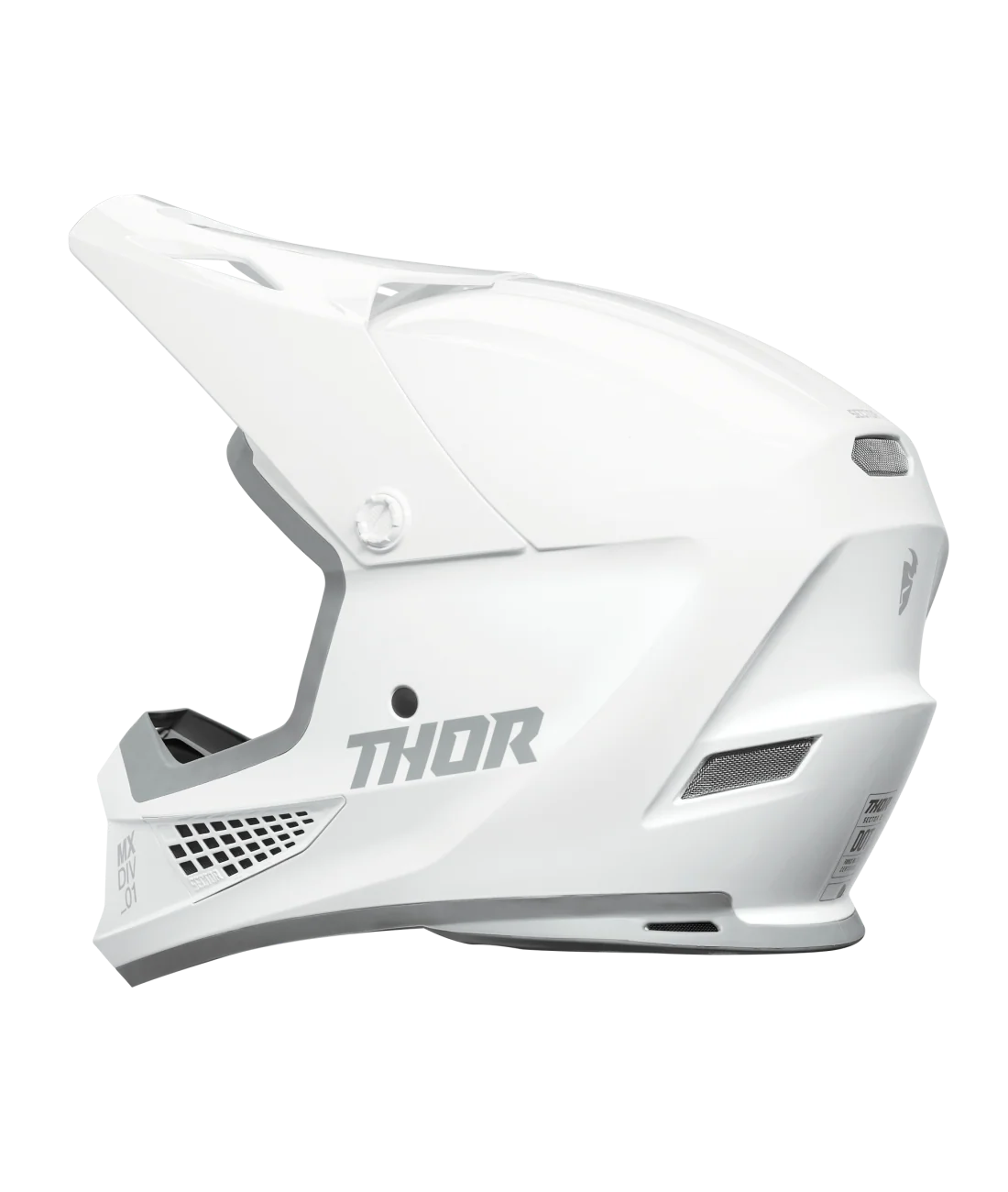 Thor 2025 Sector 2 Solid Gloss Whiteout Helmet - Image 2