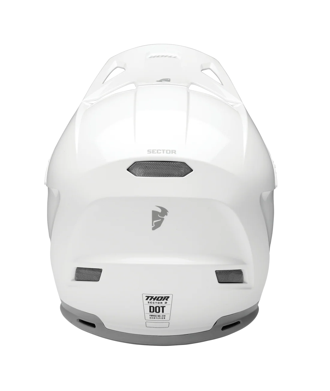 Thor 2025 Sector 2 Solid Gloss Whiteout Helmet - Image 3