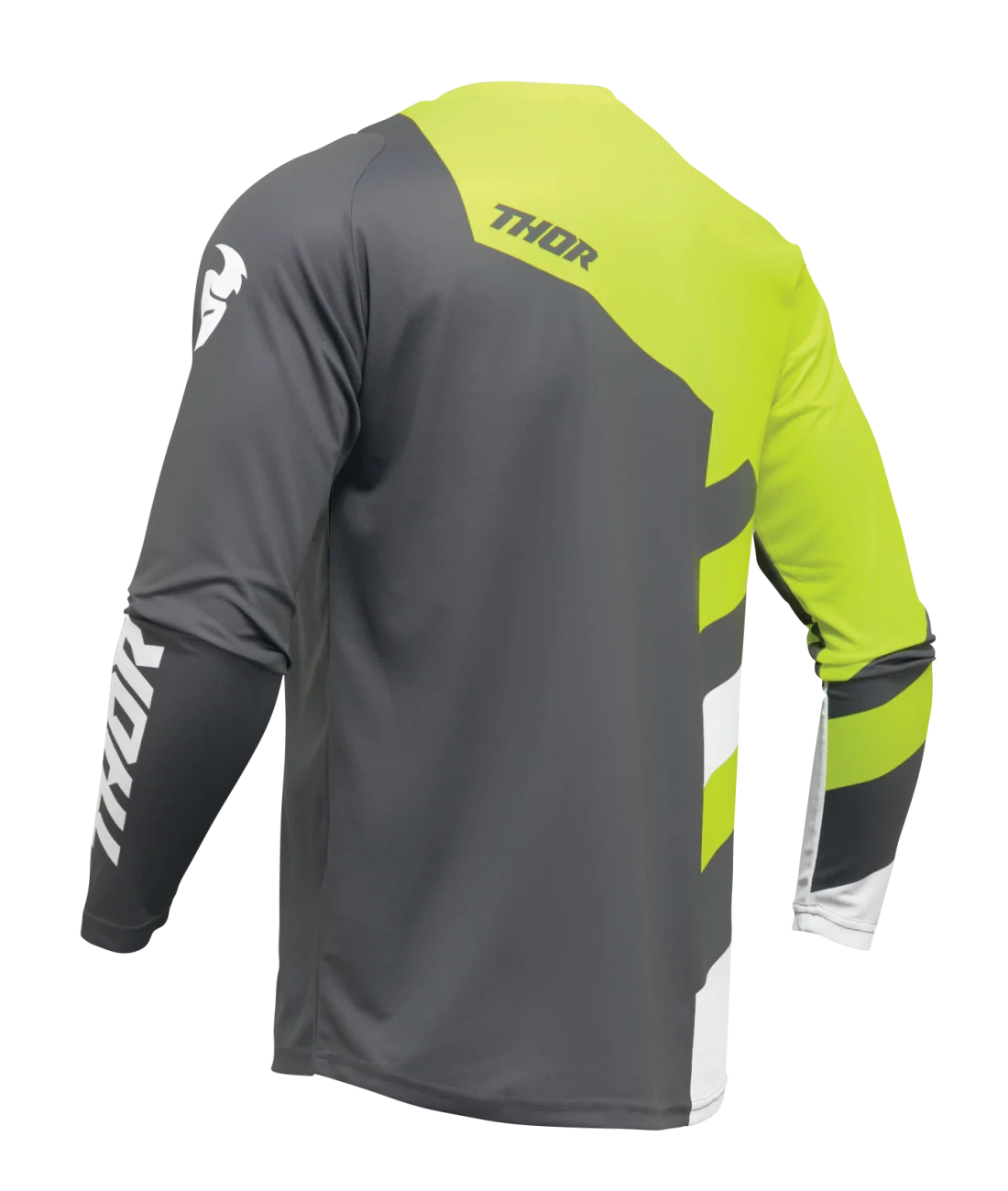 Thor 2025 Sector Checker Grey/Acid Jersey - Image 2