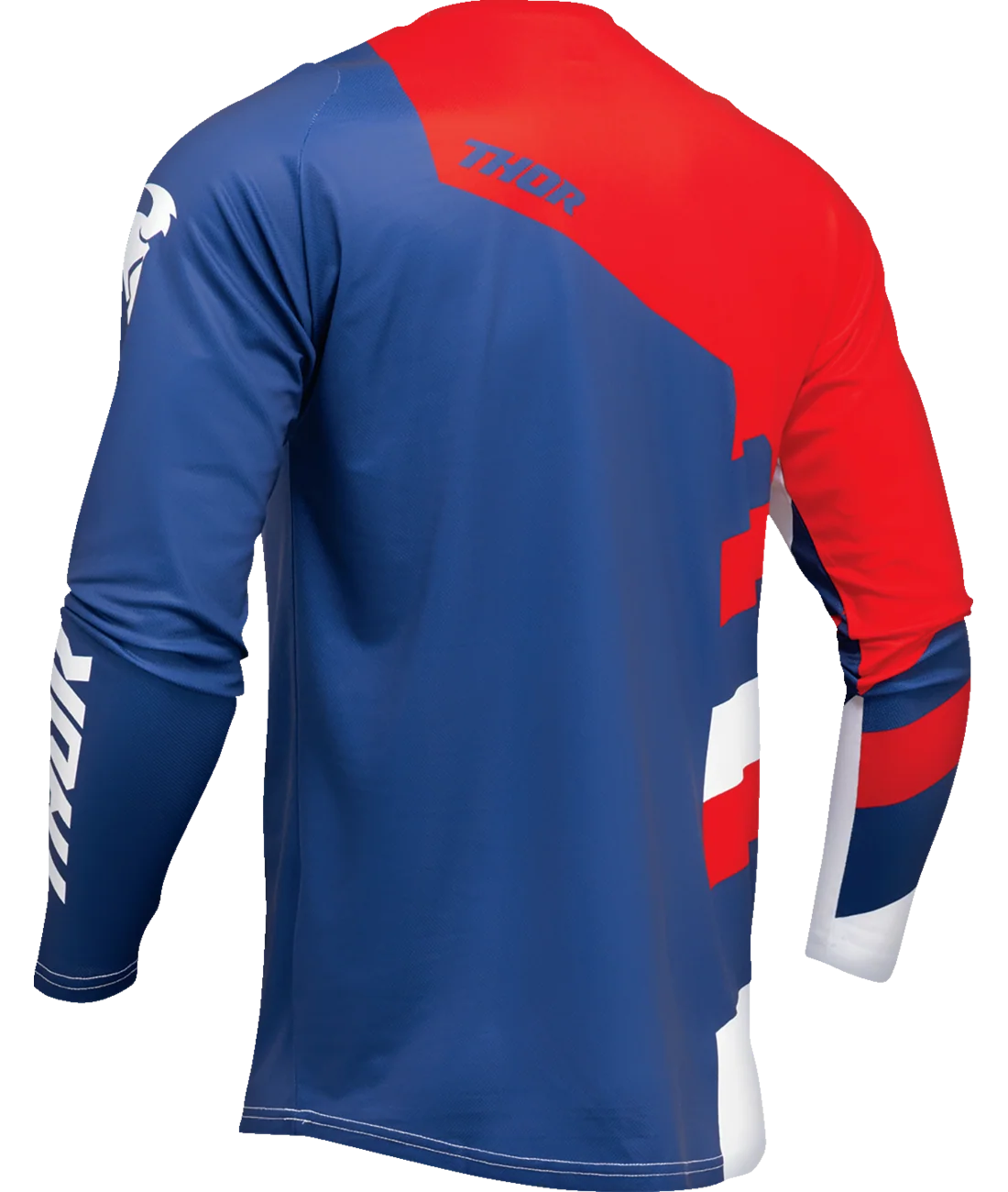 Thor 2025 Sector Checker Navy/Red Youth Jersey - Image 2