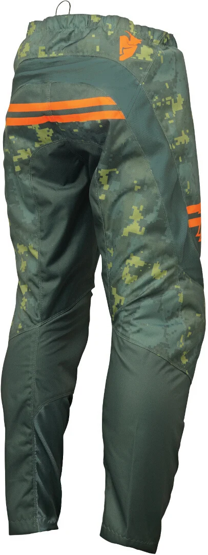 Thor 2025 Sector Digi Forest Green/Camo Youth Pants - Image 2