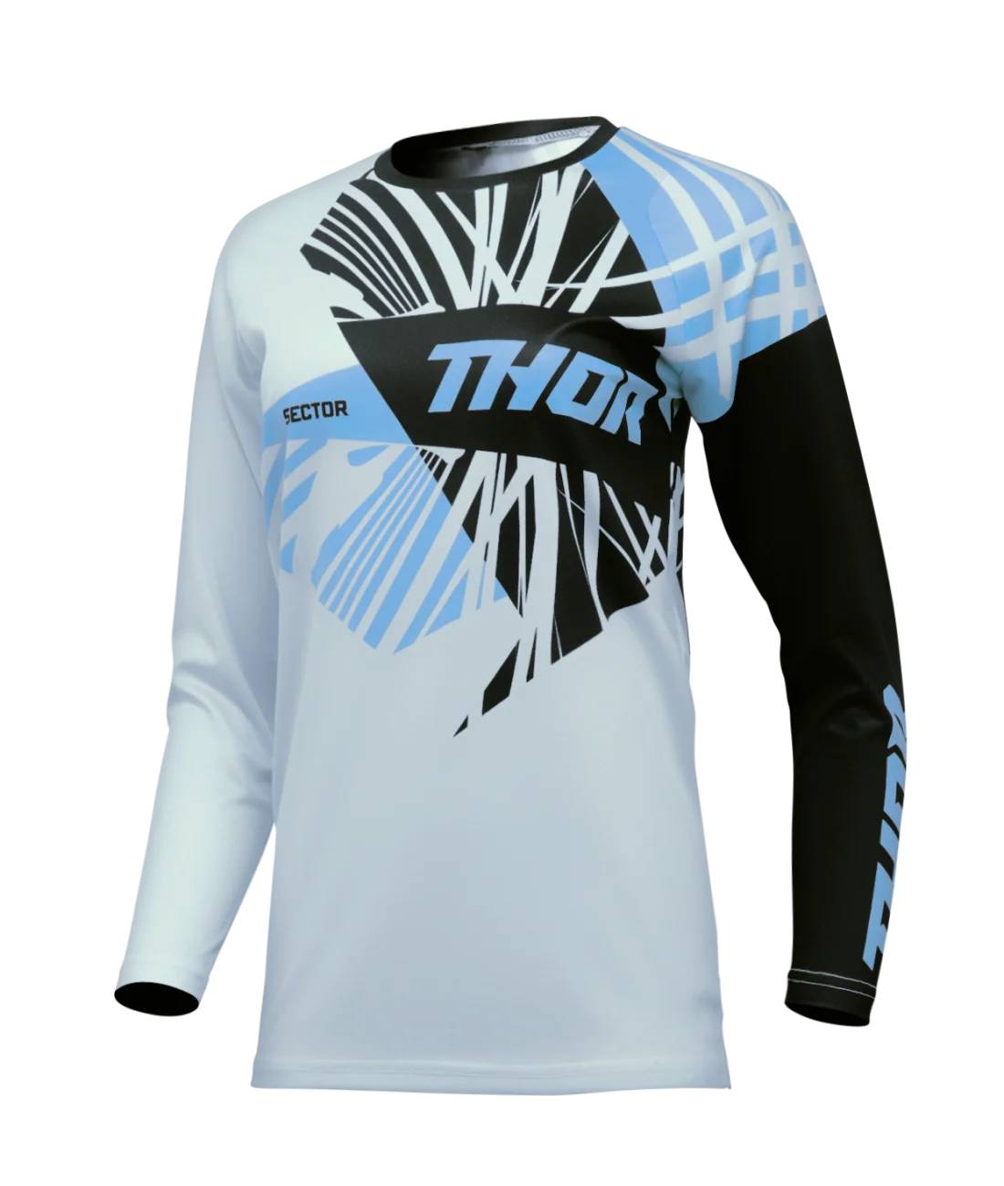 Thor 2025 Sector Split Starlight Blue/Black Womens Jersey